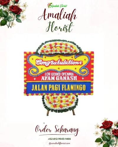 Bunga Papan Congratulation di Gunung Anyar
